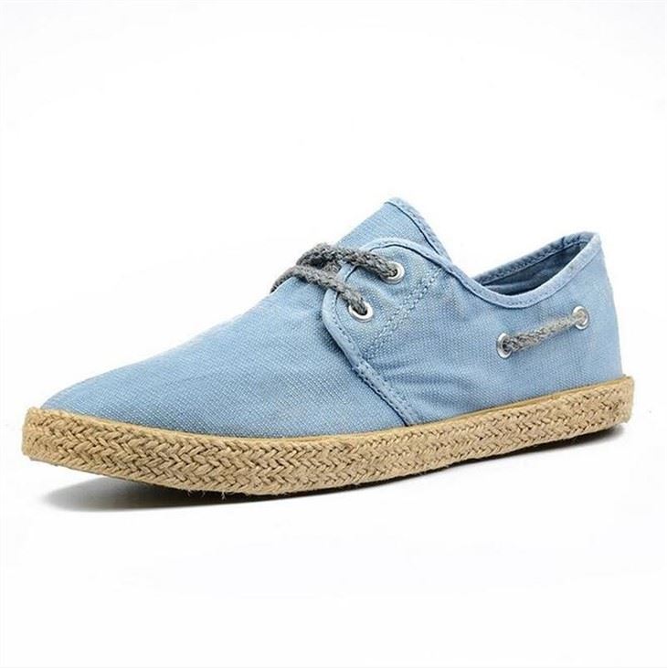 lace-up canvas espadrille sneaker for men