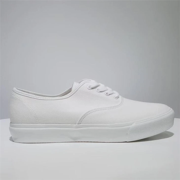 vulcanized sole white canvas shoes trainers