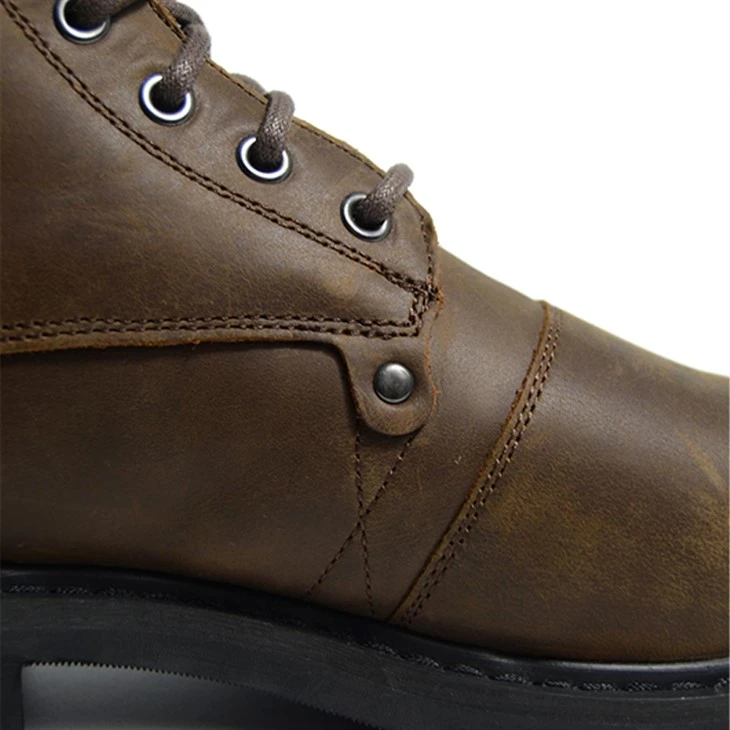 OEM Brown Leather Motorcycle Boots suppliers