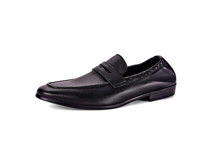 Versatile Men's British-Style Slip-On Shoes factory