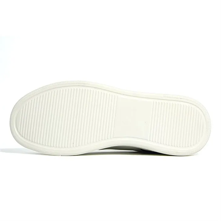 Classic White Leather Low Top Sneakers high quality