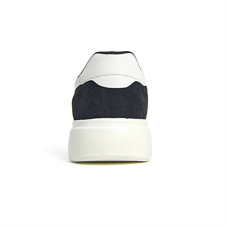 Classic White Leather Low Top Sneakers high quality