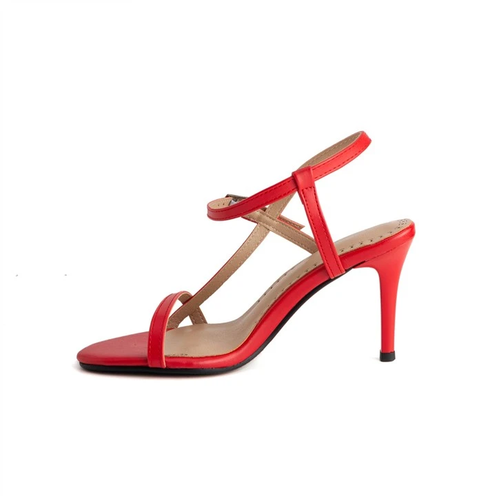 Ankle Strap Patent PU Plus Size Heel Sandals best