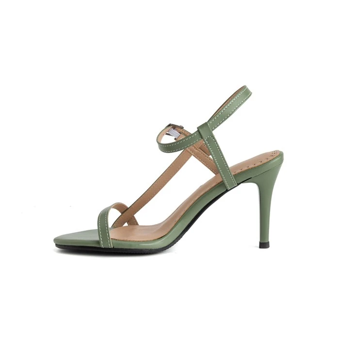 Ankle Strap Patent PU Plus Size Heel Sandals suppliers