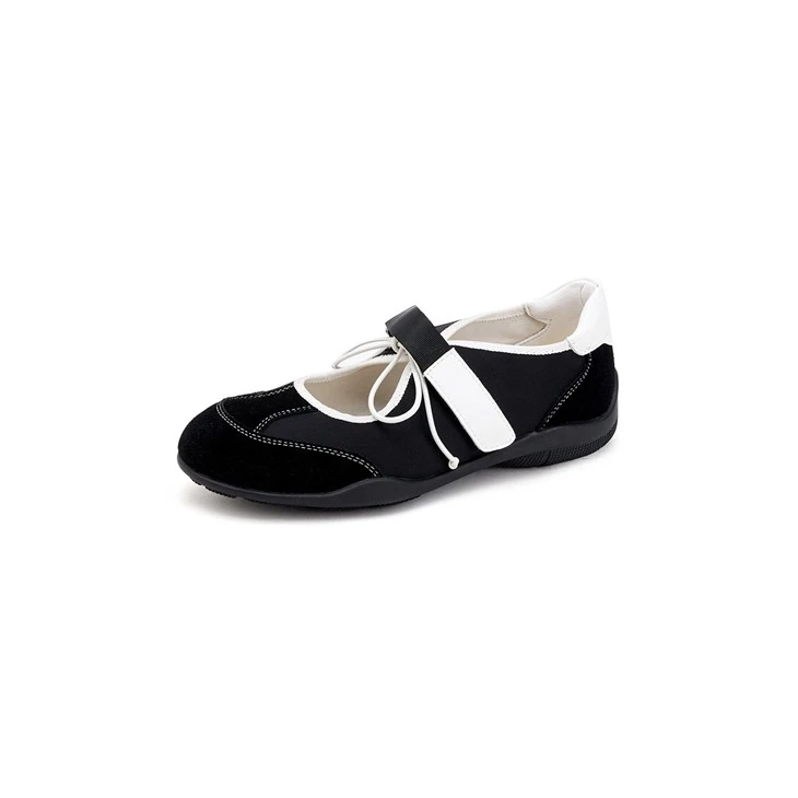 Black White Yellow Mary Jane Ballet Shoes suppliers