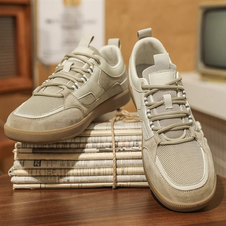 Breathable Suede And Mesh Summer Sneakers