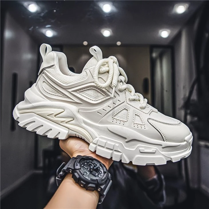 Custom Mesh Sneakers Microfiber Upper
