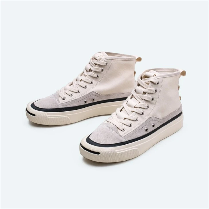 Label High Cut Canvas Shoes Men