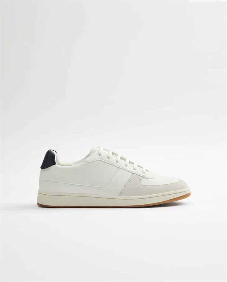 Men's Anti-slip Casual Skate Shoes White Retro-Style Sneakers factory