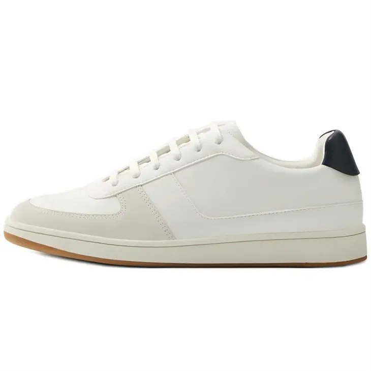 Men's Anti-slip Casual Skate Shoes White Retro-Style Sneakers