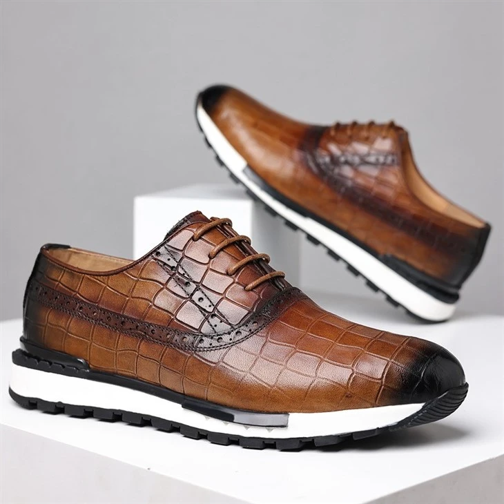 Men's Casual Genuine Leather Dress Shoes