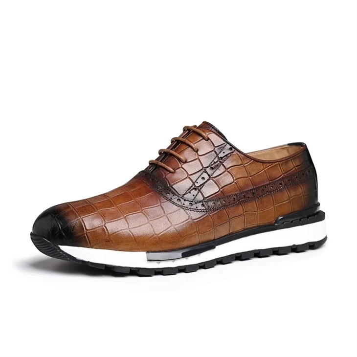 Men's Casual Genuine Leather Dress Shoes