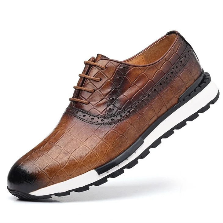 Men's Casual Genuine Leather Dress Shoes