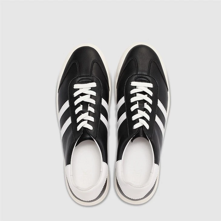 OEM Leather Casual Black Shoes