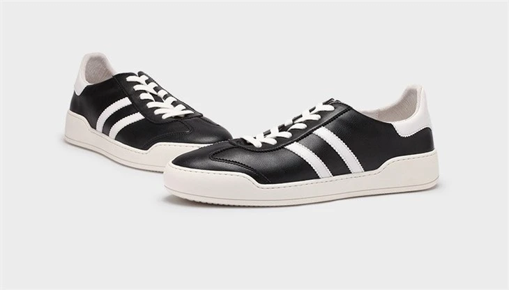 OEM Leather Casual Black Shoes