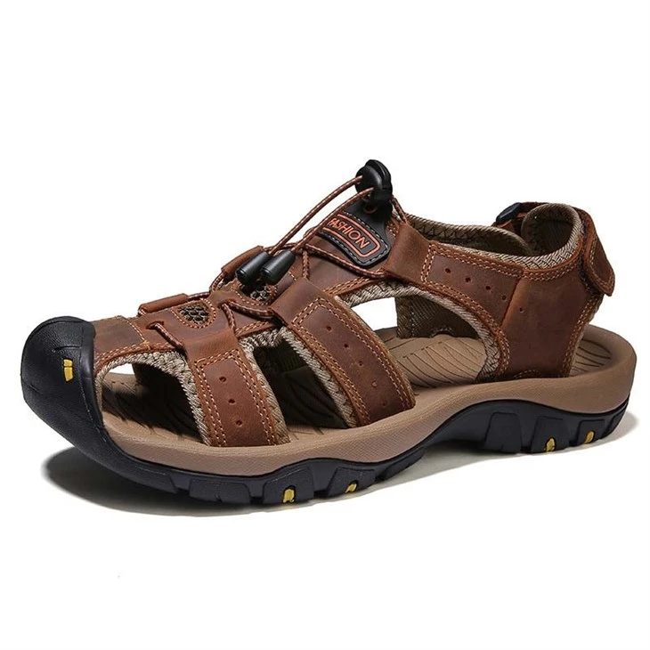 Outdoor Summer Men Leather Sandals (6)