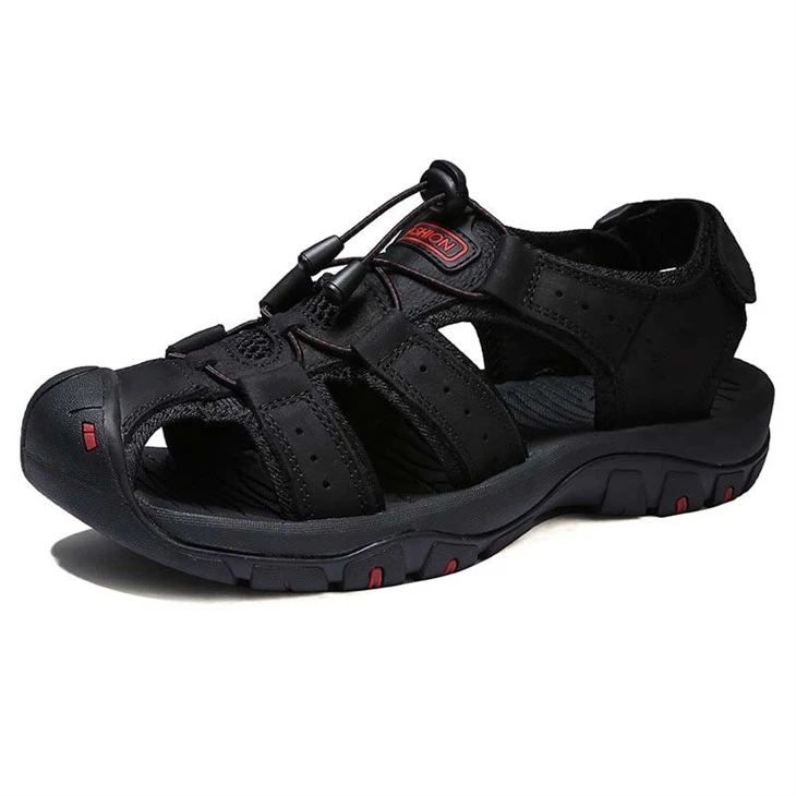 Outdoor Summer Men Leather Sandals (7)