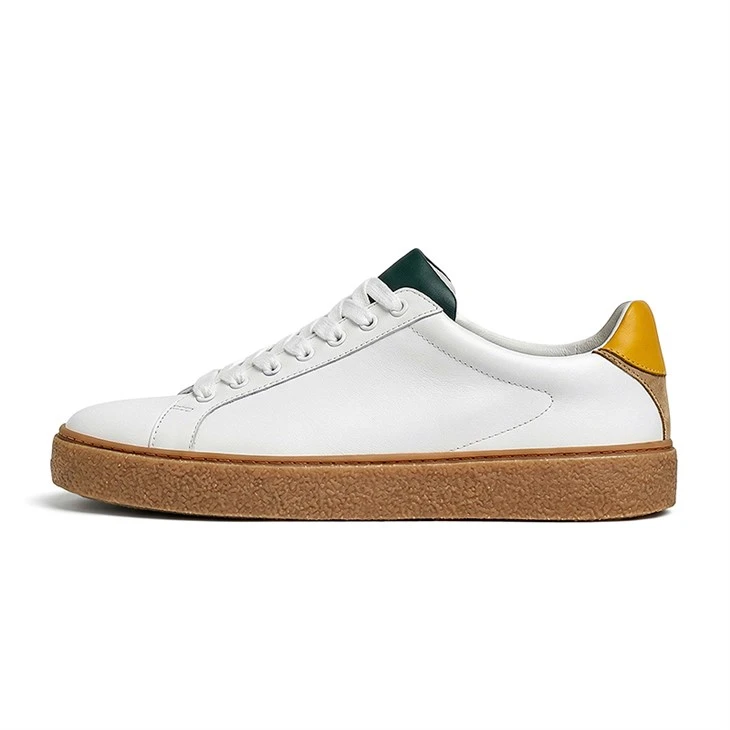 LOW MOQ Classic Personalized Lace Up White Sneakers