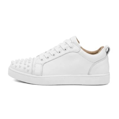 Customizable Black Studded Sneakers