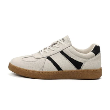 Split Leather Walking Sneakers For Men