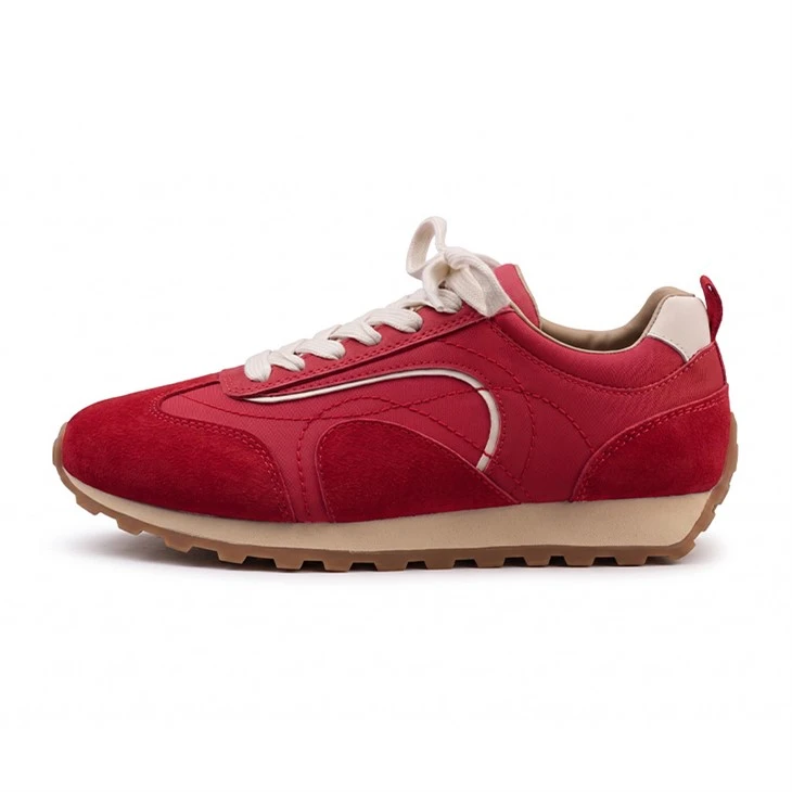 Smooth Leather Patchwork Casual Sneakers Wholesale Trainers