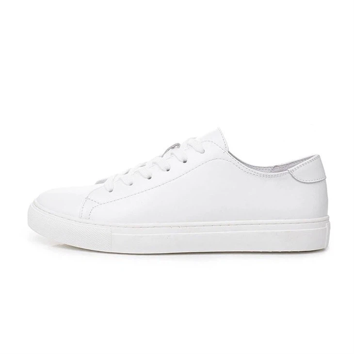 White Casual Luxury Leather Sneaker