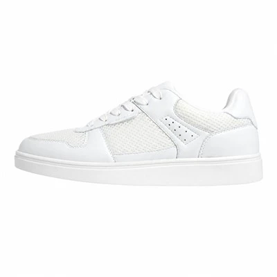 Breathable All-White Mesh Dance Training Sneakers