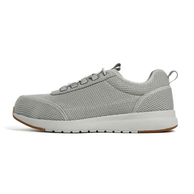 Grey Mesh Steel Toe Safety Shoes