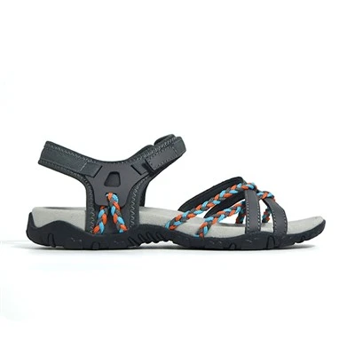 Grey Rope Braided Beach Sport Outdoor Sandals