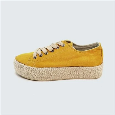 Vulcanized Canvas Shoes Espadrilles Lace Up