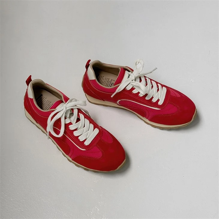 Smooth Leather Patchwork Casual Sneakers Wholesale Trainers best