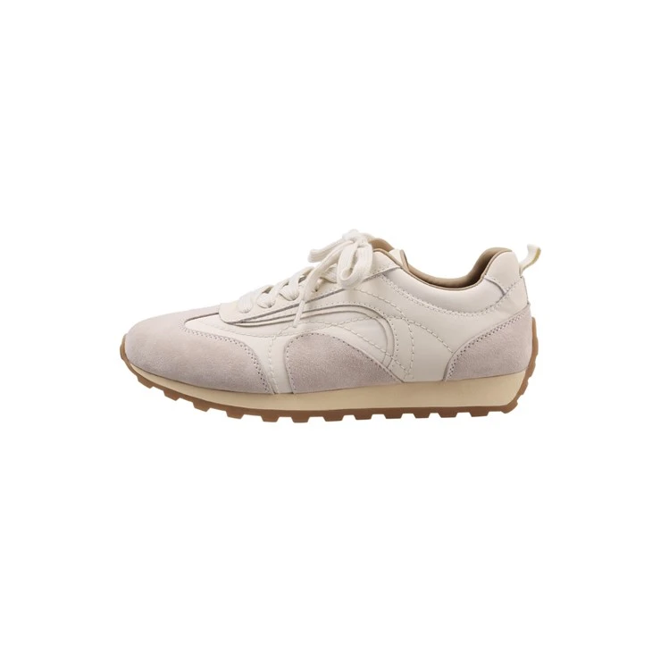 Smooth Leather Patchwork Casual Sneakers Wholesale Trainers factory