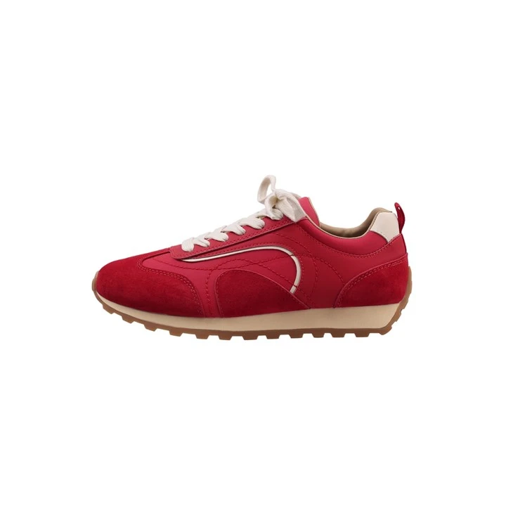 Smooth Leather Patchwork Casual Sneakers Wholesale Trainers suppliers