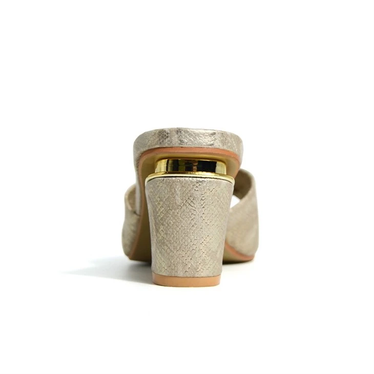 Snake Print Wedge Mules Square Toe factory