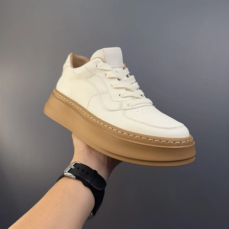 Stylish Summer Men's Genuine Leather Breathable Shoes