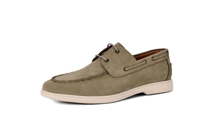 Suede Boat Shoes With Chunky White Sole best