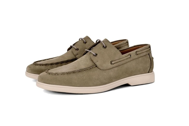 Suede Boat Shoes With Chunky White Sole best