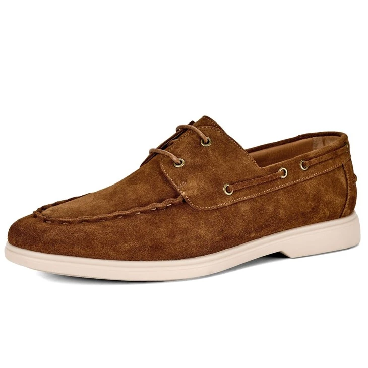 Suede Boat Shoes With Chunky White Sole price