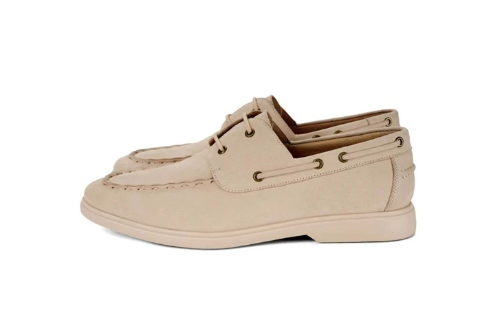 Suede Boat Shoes With Chunky White Sole factory
