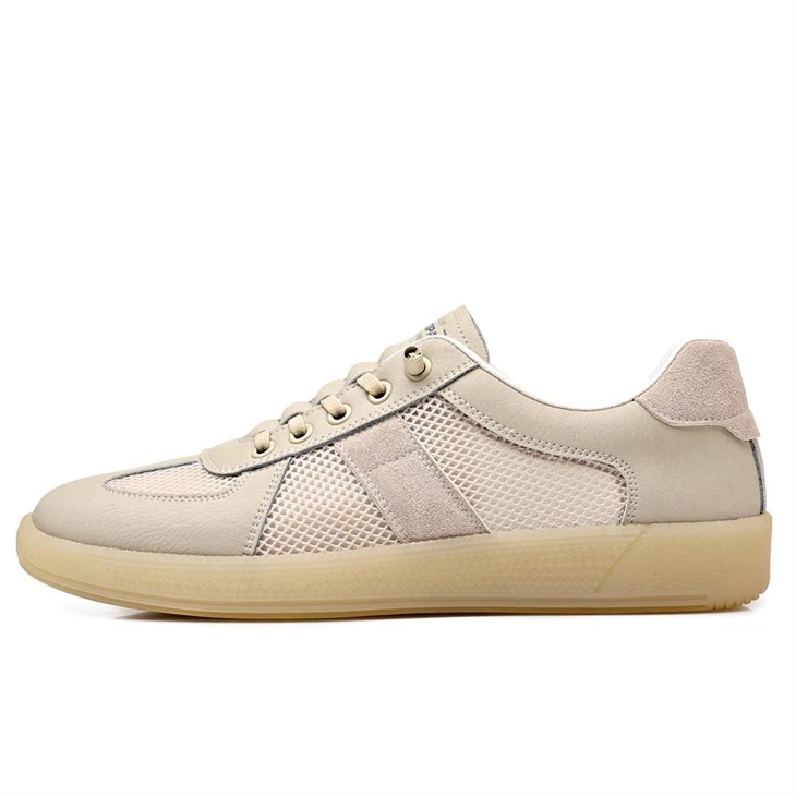 Summer Breathable Mesh And Cow Suede Trainers