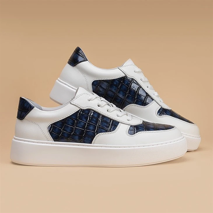 White And Black Leather Shoes